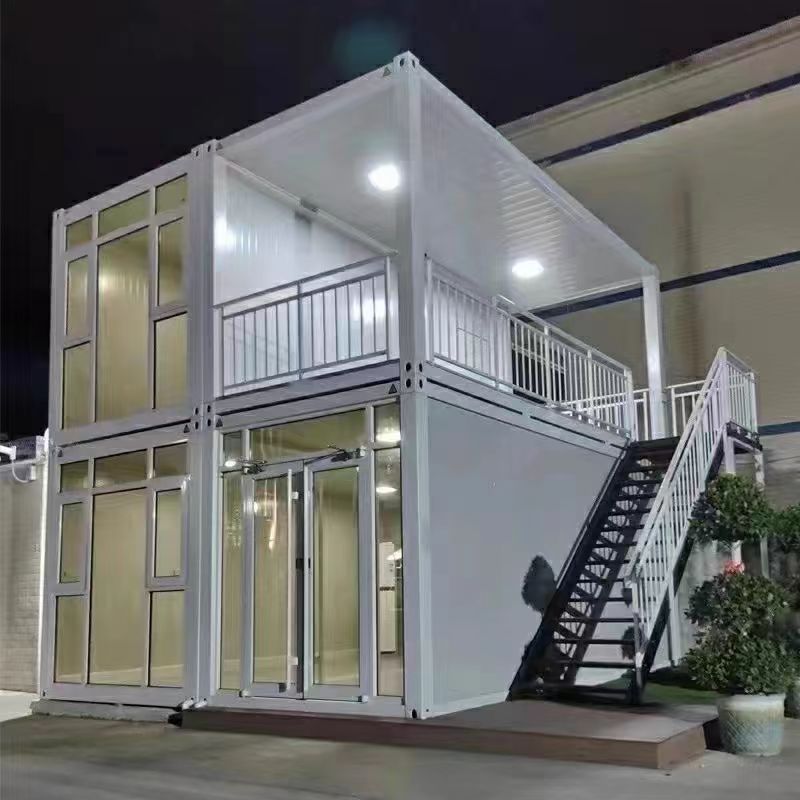 Modern Modular Office Container with Glass Facade - Image 2
