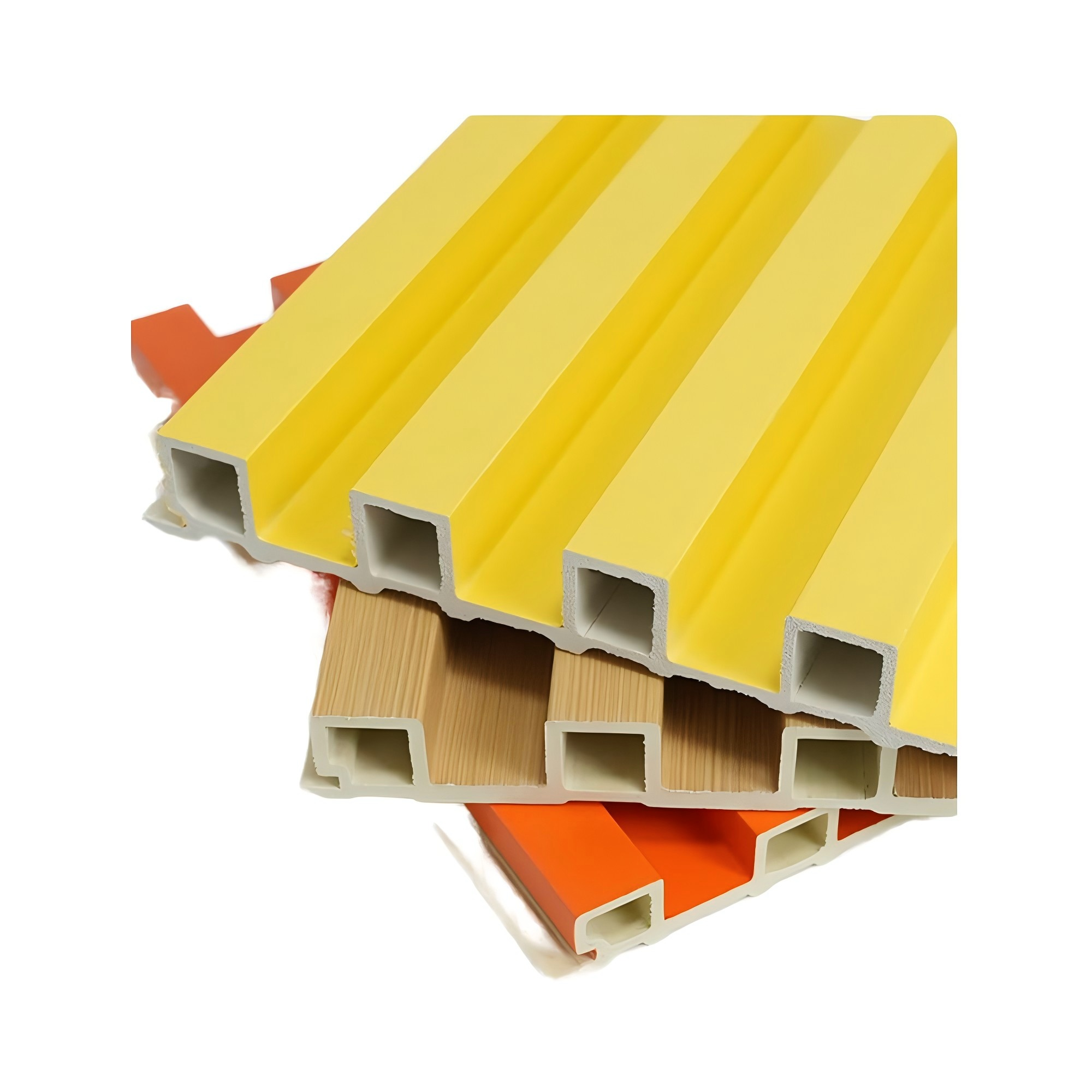 WPC Bamboo Wood Fiber Grille Wall Panels for Interior Wall Cladding - Image 3